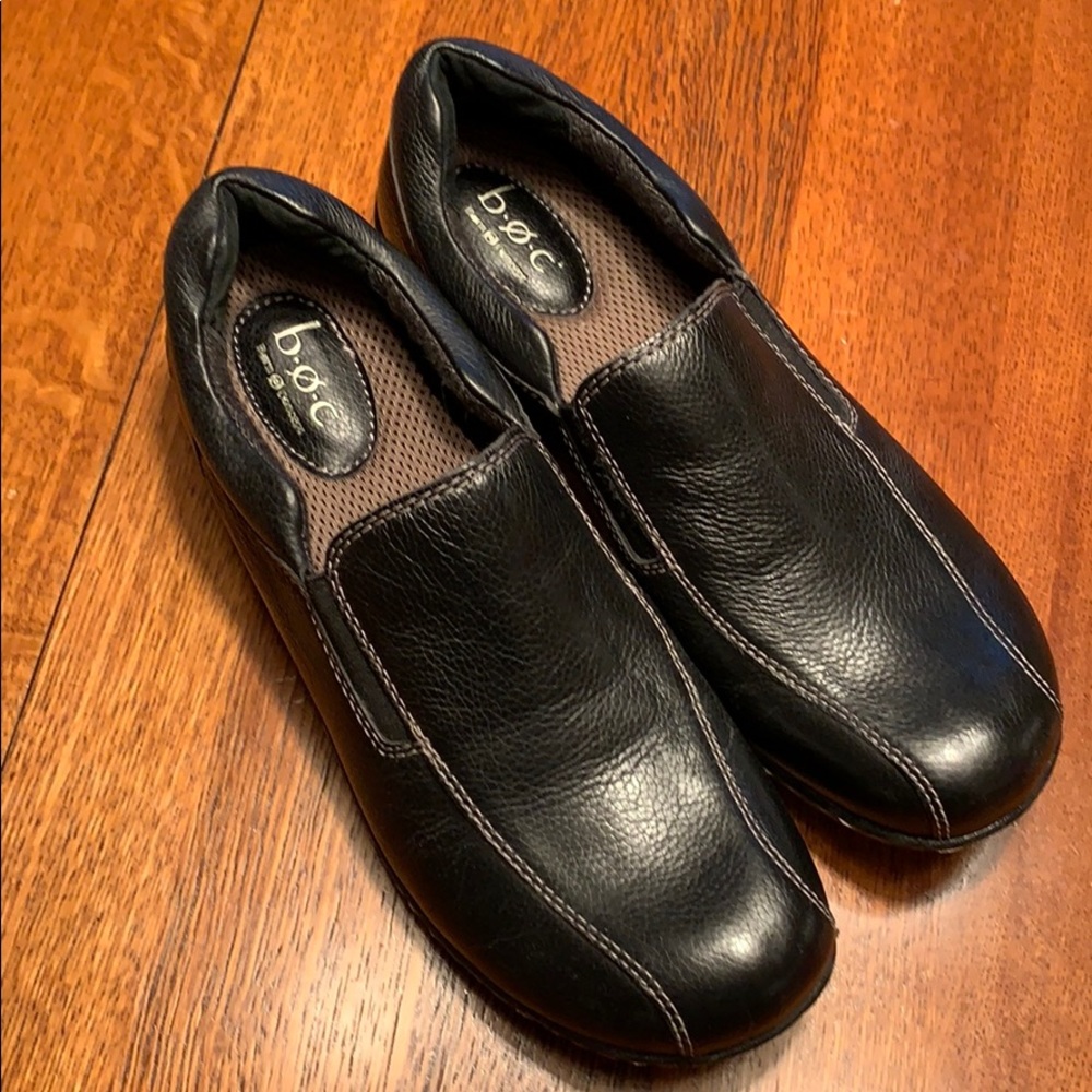 BOC black loafers